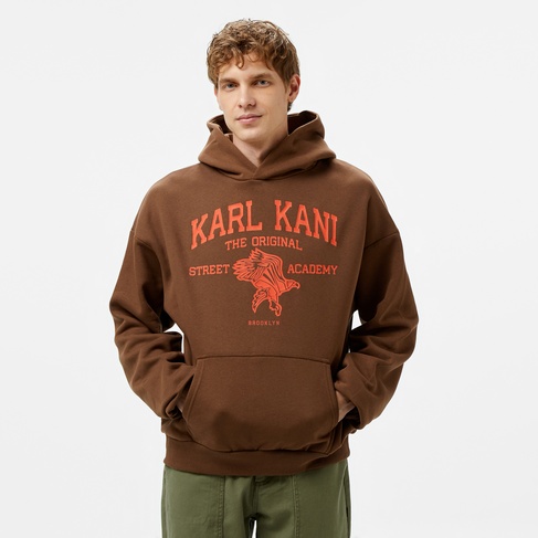  Karl Kani Kani Street Academy Os  Erkek Kahverengi Hoodie