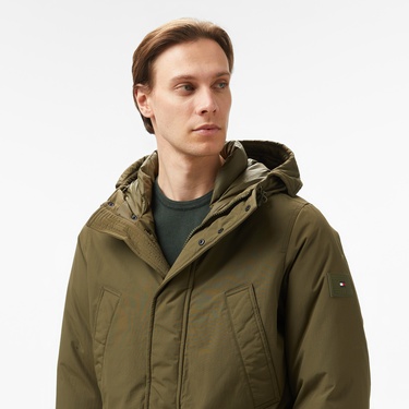  Tommy Hilfiger Rockie Down Parka Erkek Haki Parka