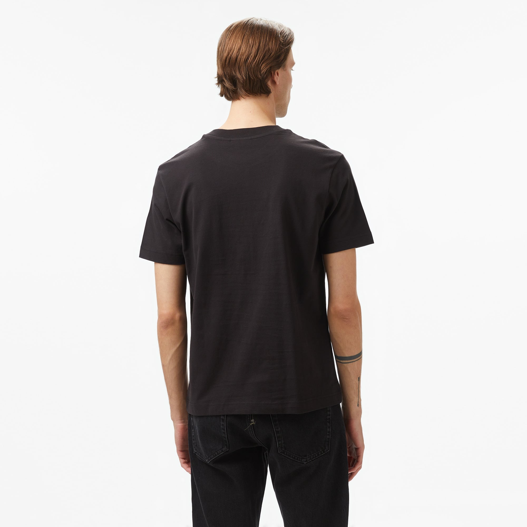 Calvin Klein Jeans Chenille Monologo Erkek Siyah T-Shirt