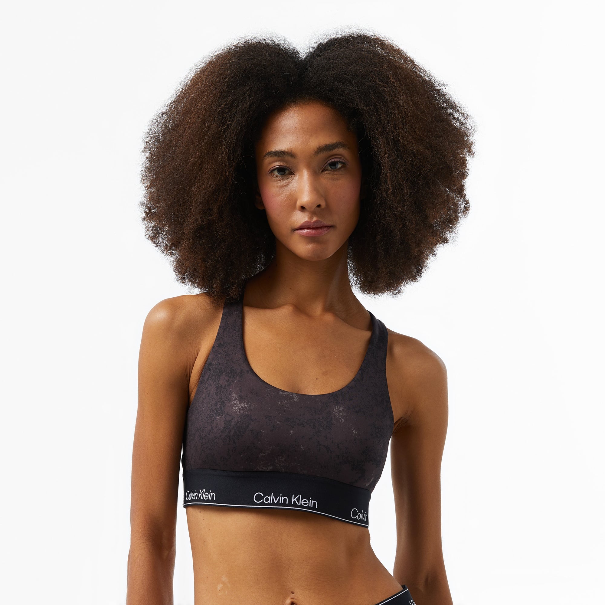 Calvin Klein Medium Support Kadın Mor Bra