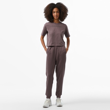 Calvin Klein Performance Kadın Kahverengi T-Shirt