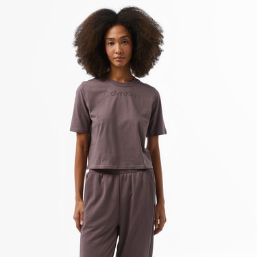  Calvin Klein Performance Kadın Kahverengi T-Shirt