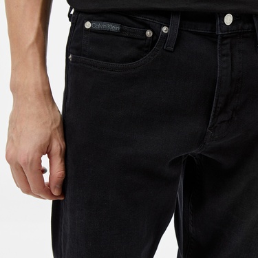  Calvin Klein Jeans Slim Taper Erkek Siyah Jean