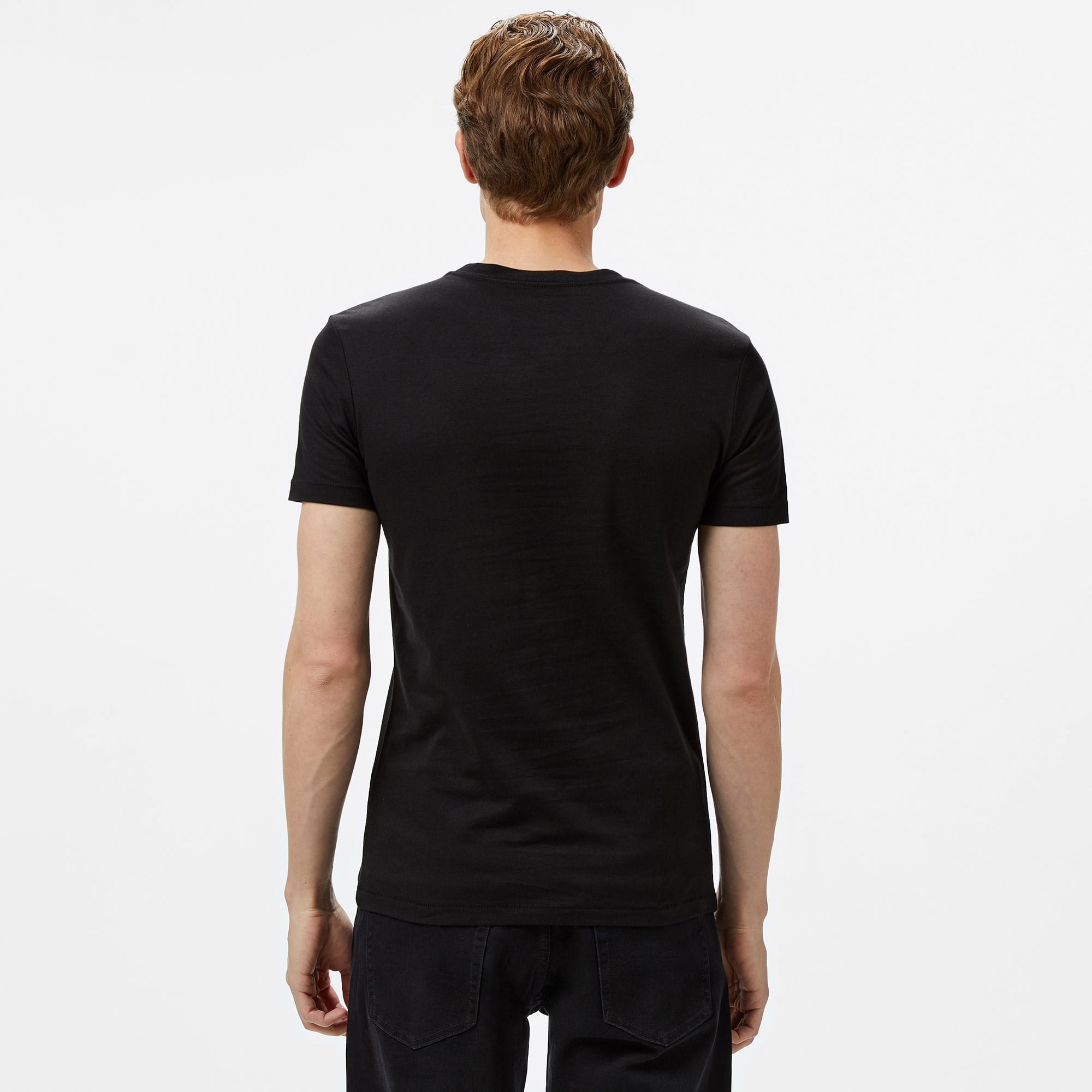 Calvin Klein Two Tone Institutional Erkek Siyah T-Shirt
