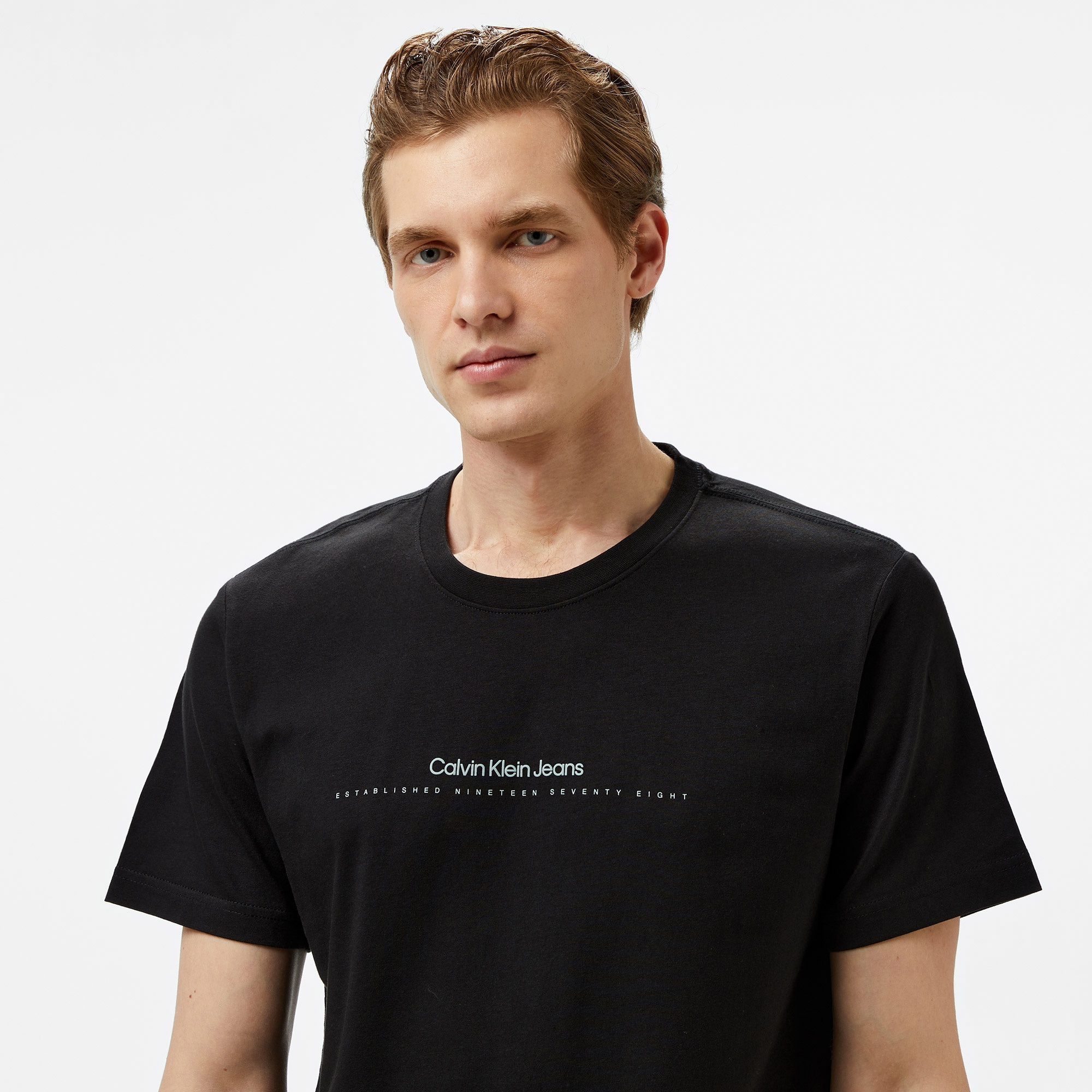 Calvin Klein Minimal Logo Erkek Siyah T-Shirt