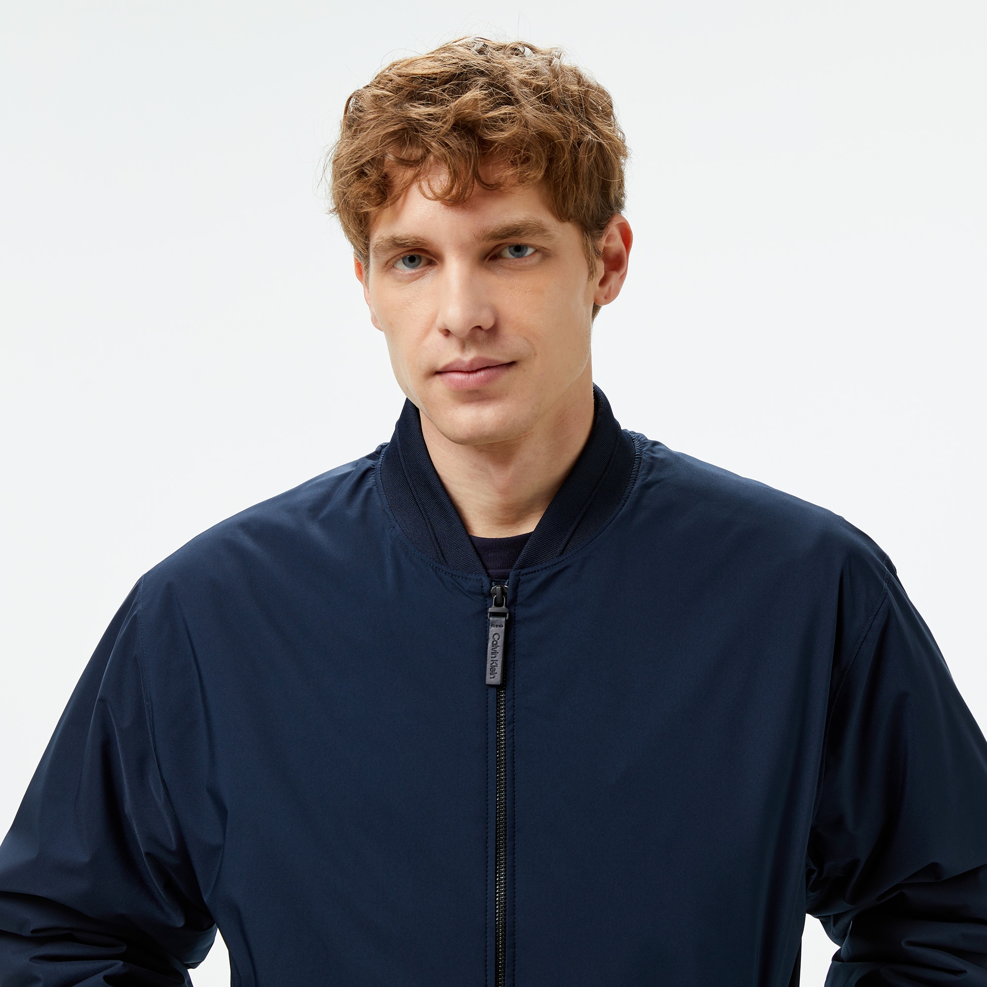 Calvin Klein Sport Hero Bomber Erkek Mavi Ceket
