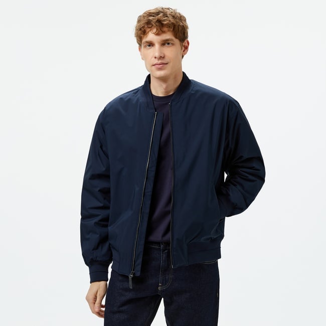  Calvin Klein Sport Hero Bomber Erkek Mavi Ceket