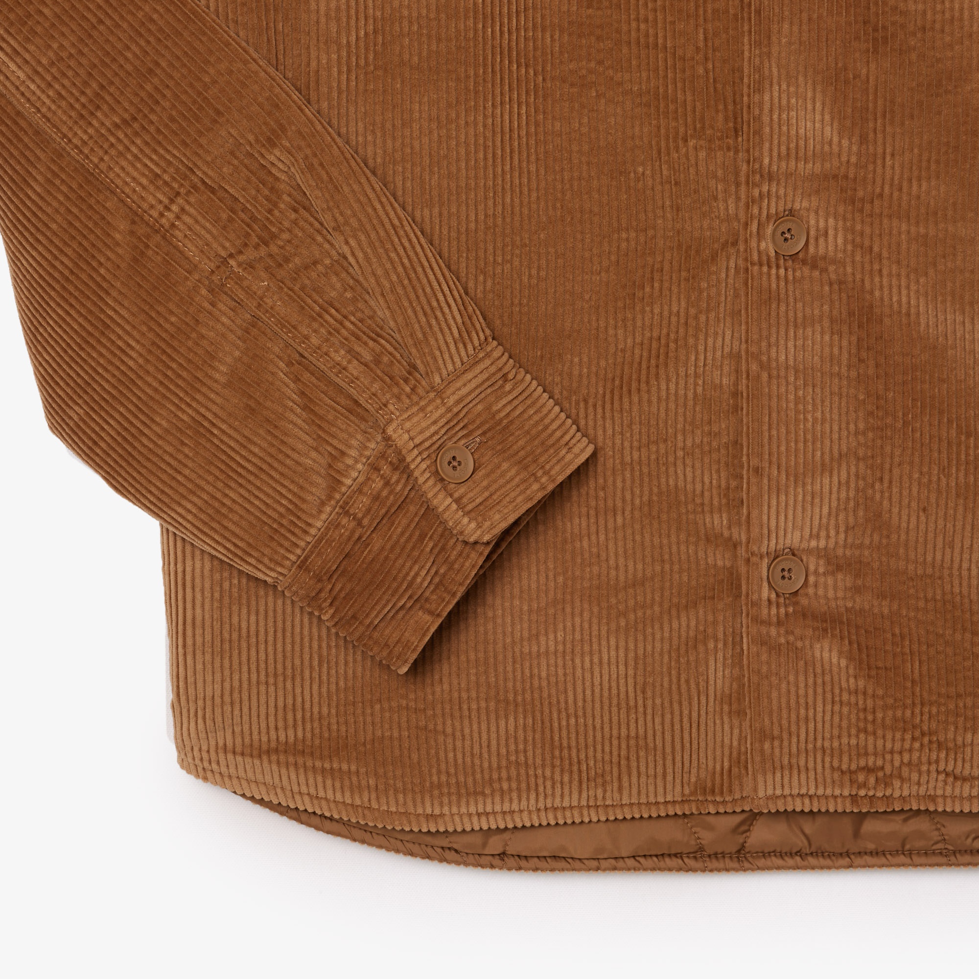 Erkek Relaxed Fit Kadife Kahverengi Dış Gömlek