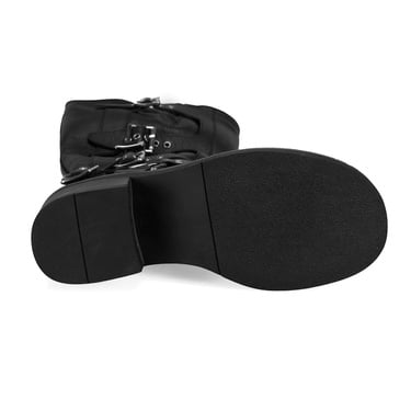  Kadın Siyah Deri Çizme