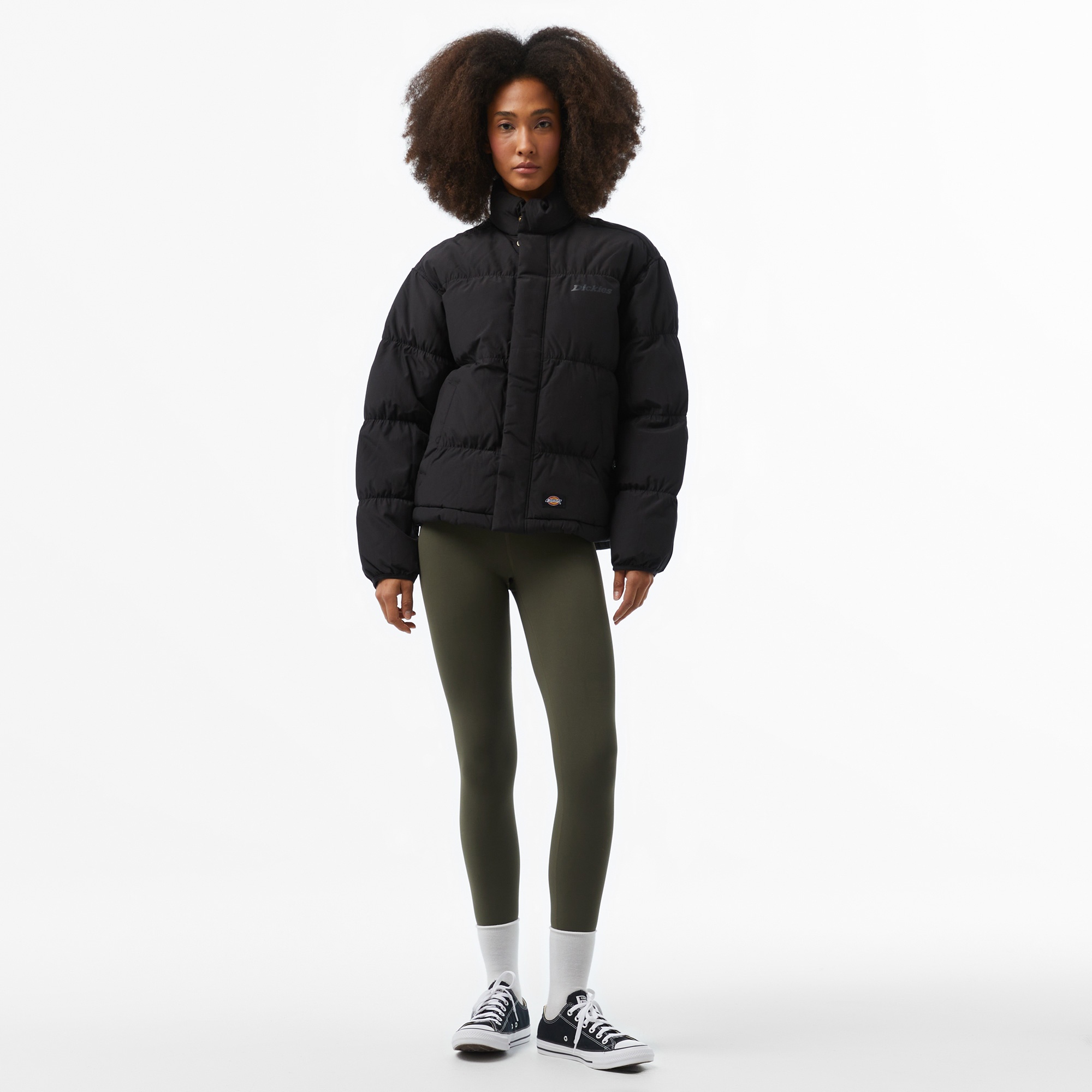 Dickies Scobey Puffer Kadın Siyah Mont