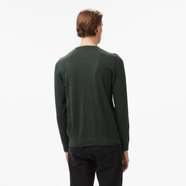  Calvin Klein Cotton Silk Blend Erkek Yeşil Kazak