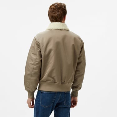  Calvin Klein Jeans Aviator Sherpa Erkek Kahverengi Ceket