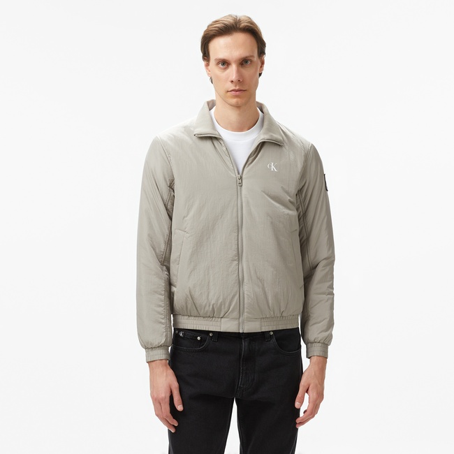  Calvin Klein Jeans Padded Harrington Erkek Gri Ceket
