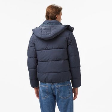  Calvin Klein Jeans Essentials Non Down Erkek Lacivert Mont