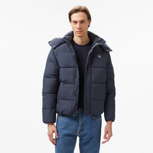  Calvin Klein Jeans Essentials Non Down Erkek Lacivert Mont