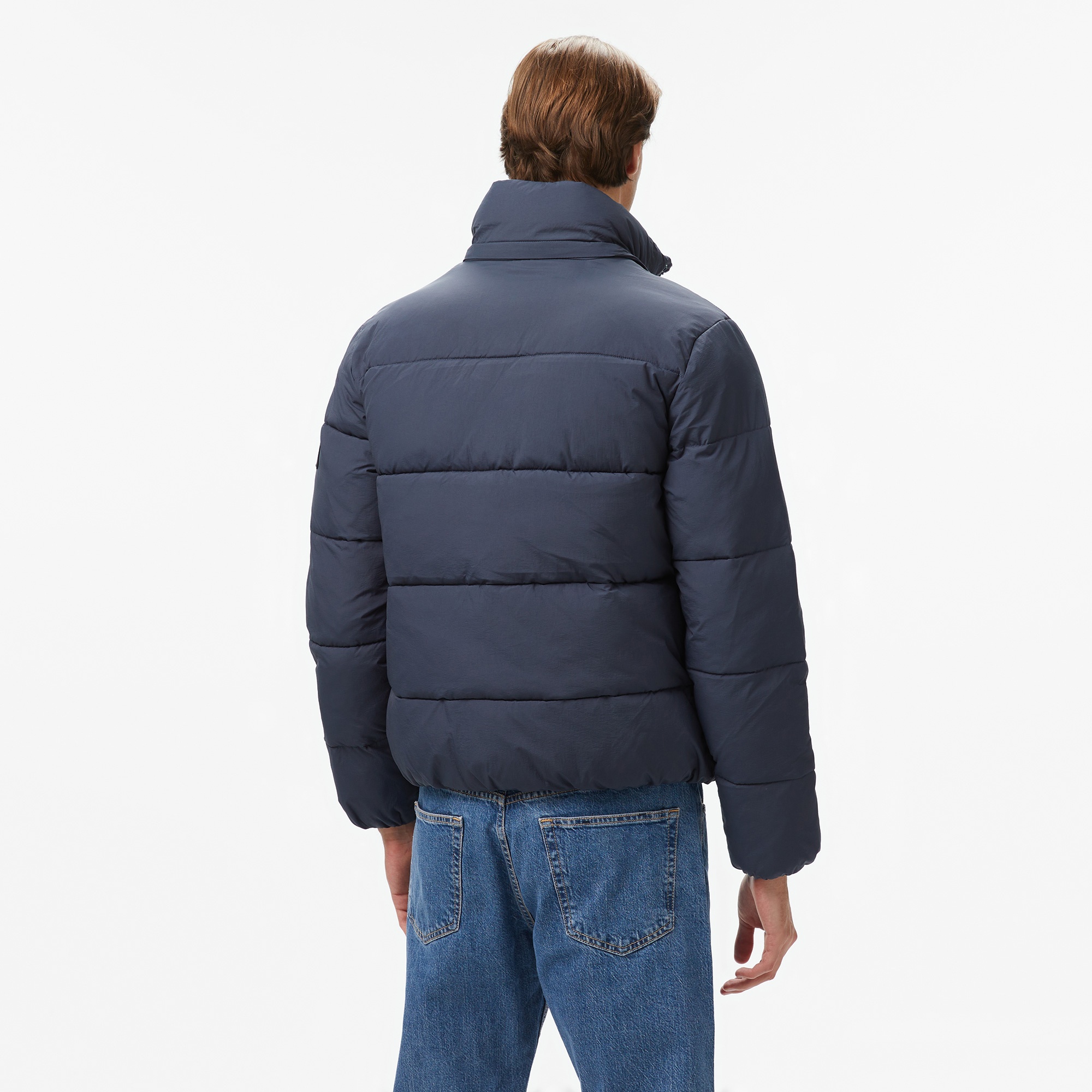 Calvin Klein Jeans Essentials Non Down Erkek Lacivert Mont