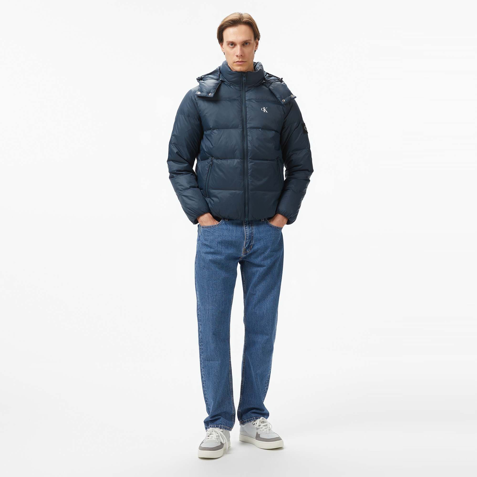 Calvin Klein Jeans Essentials Down Erkek Lacivert Mont