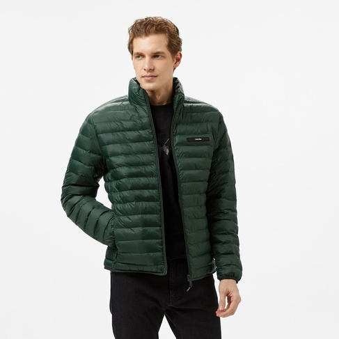  Calvin Klein Quilt Erkek Yeşil Ceket