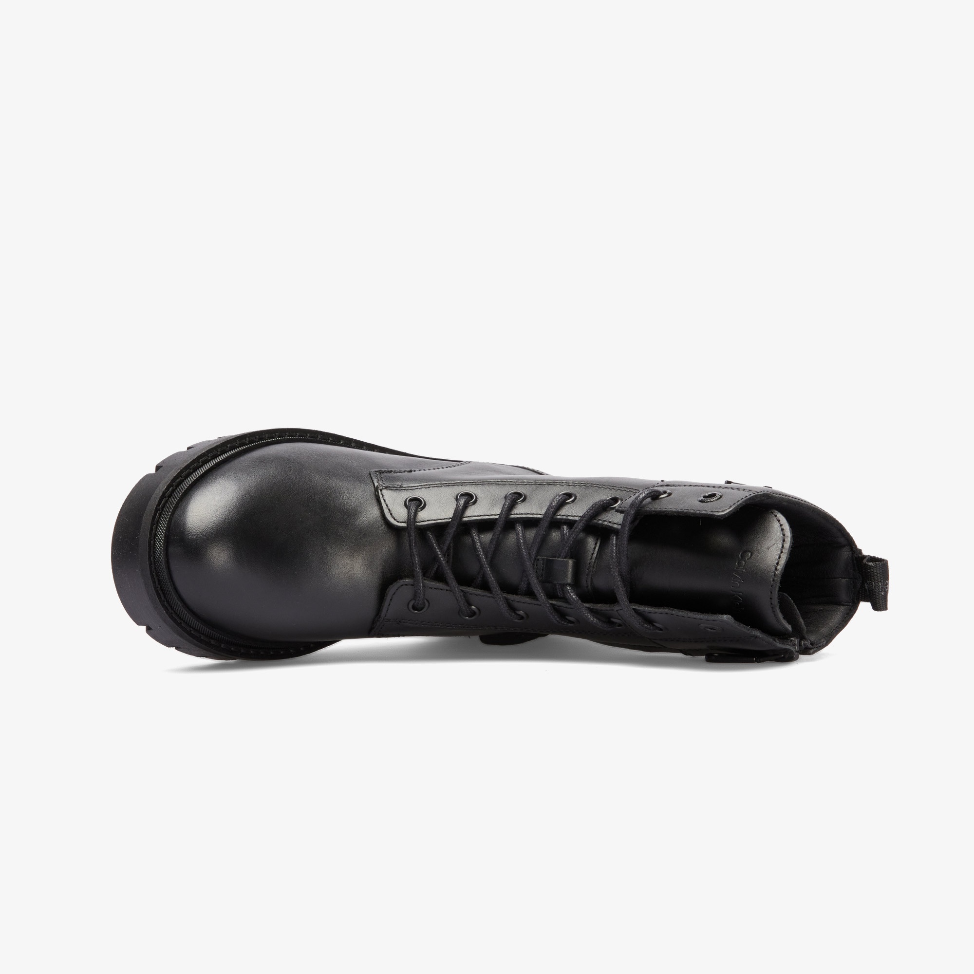 Calvin Klein Jeans Combat Mıd Zip Kadın Siyah Yağmur Botu