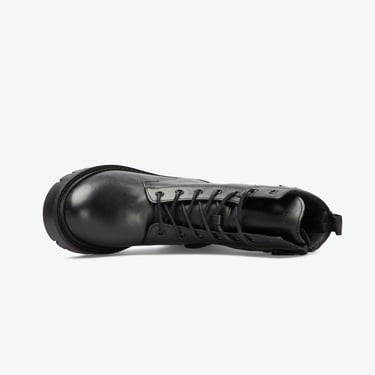  Calvin Klein Jeans Combat Mıd Zip Kadın Siyah Yağmur Botu