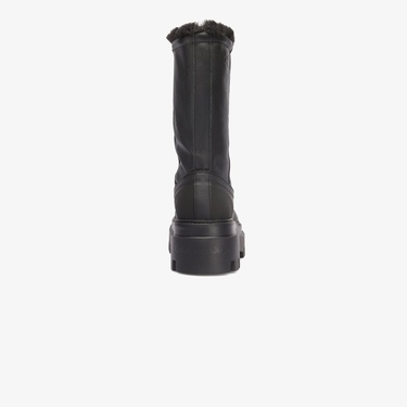  Calvin Klein Jeans Flatform Chelsea Boot Padded Kadın Siyah Yağmur Botu