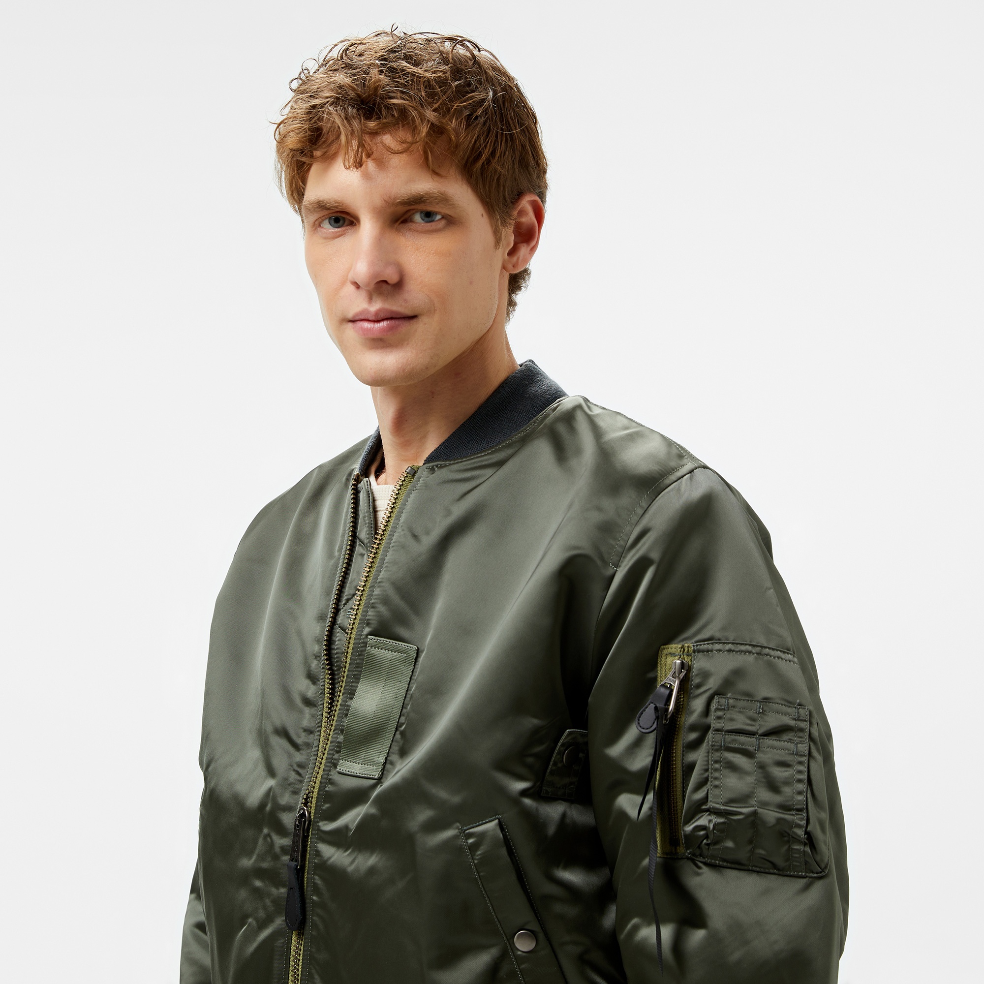 Alpha Industries 1960S Ma-1 Flight Bomber Unisex Gri Ceket