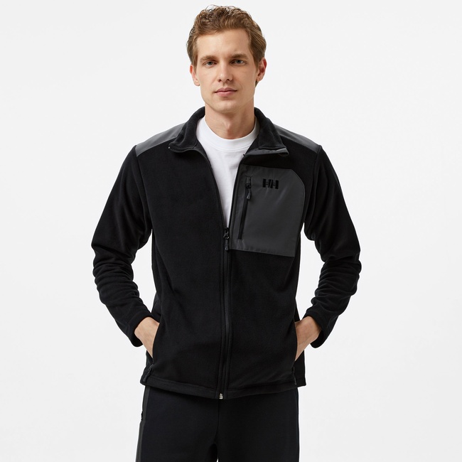  Helly Hansen Block Fullzip Erkek Siyah Polar