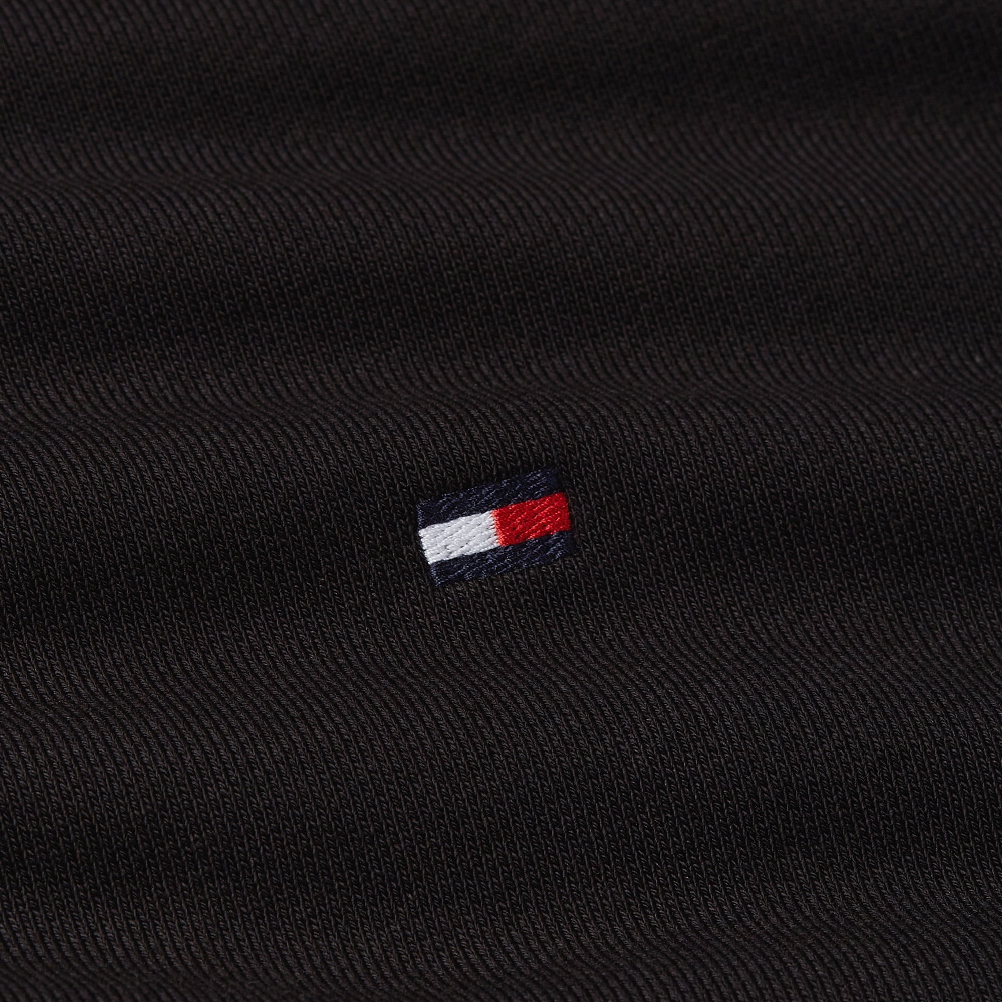 Tommy Hilfiger Essential Terry Crewneck Erkek Siyah Sweatshirt