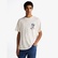 Tommy Jeans Badge Crew Erkek Beyaz T-Shirt