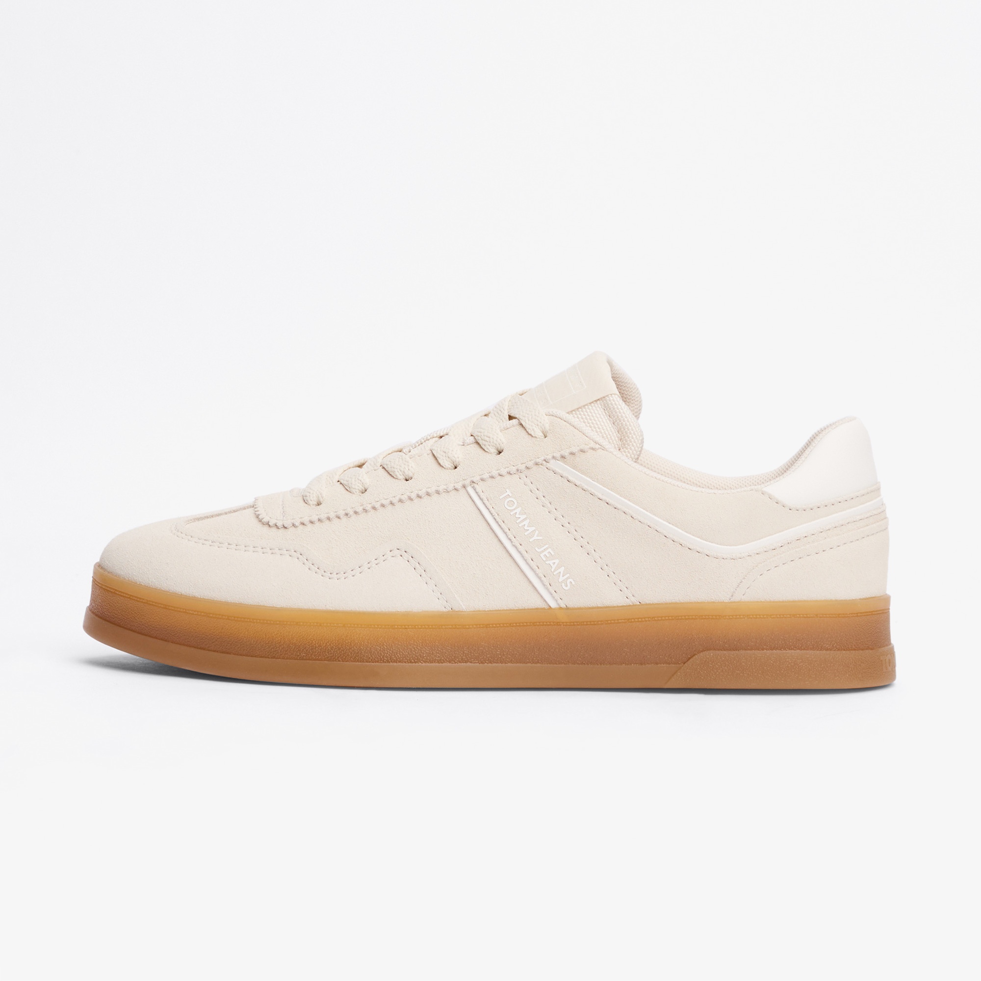 Tommy Hilfiger The Greenwich Suede Kadın Bej Spor Ayakkabı