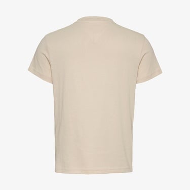  Tommy Jeans Regular Bubble Kadın Bej T-Shirt