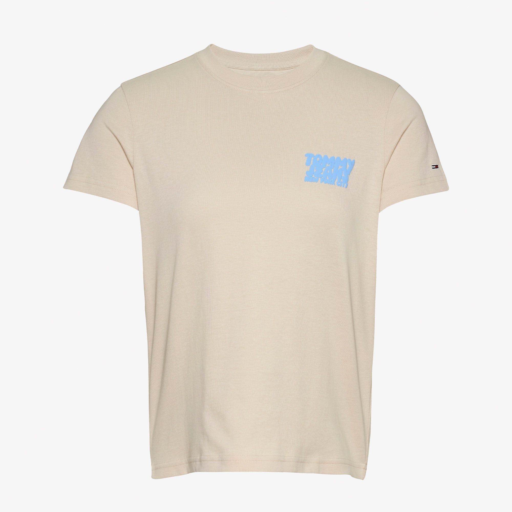 Tommy Jeans Bubble Kadın Bej T-Shirt