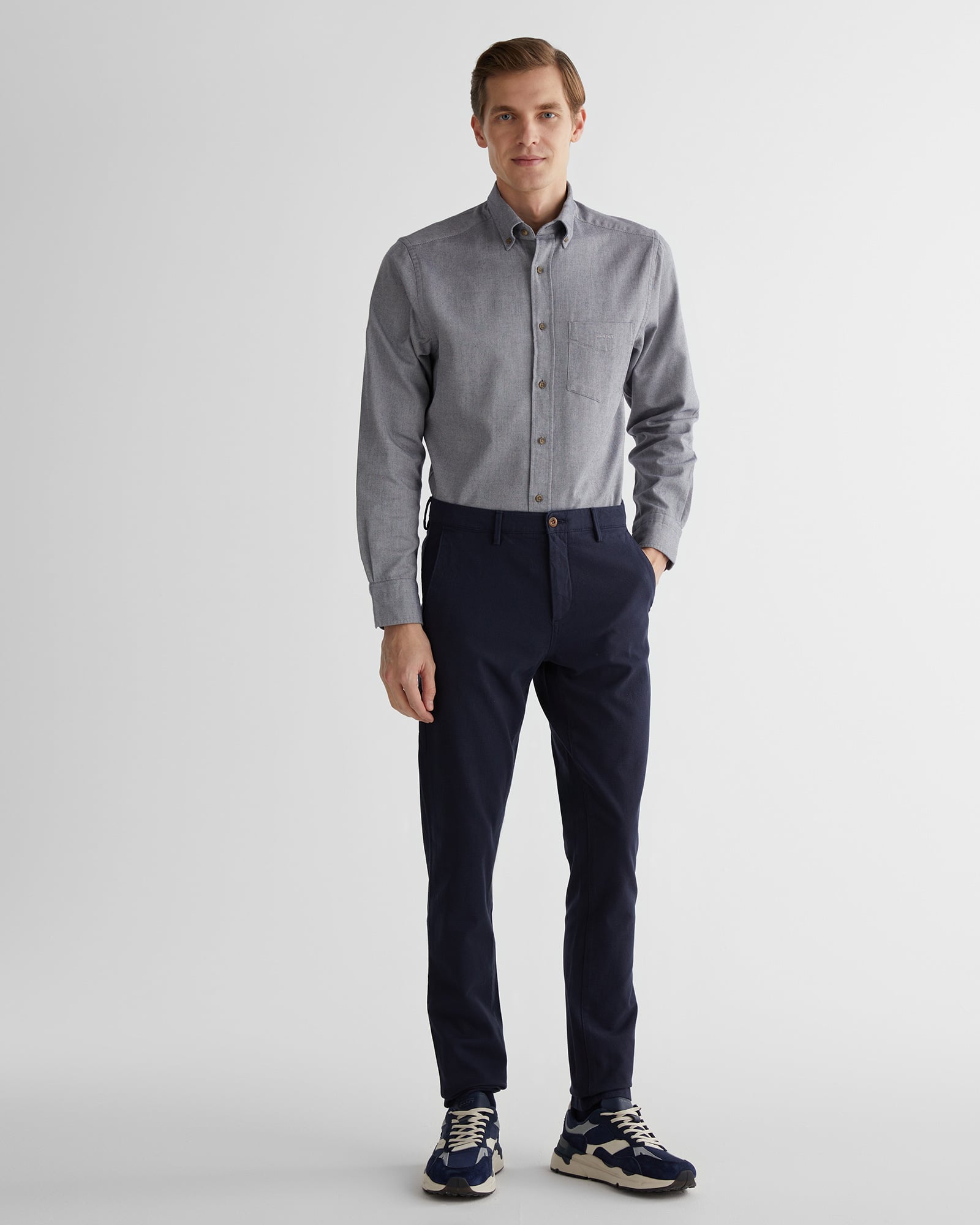  GANT Erkek Lacivert Regular Fit Pantolon