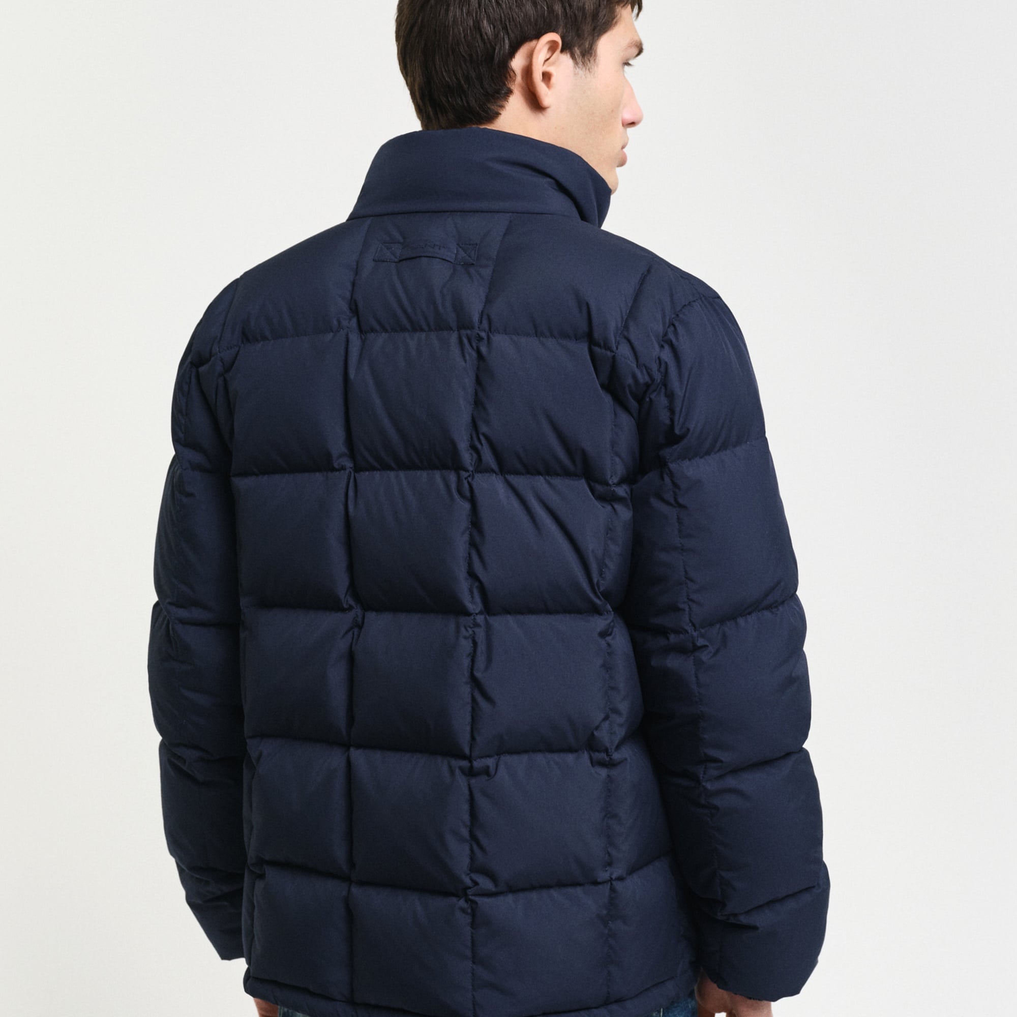 GANT Erkek Lacivert Dik Yaka Kaz Tüyü Mont