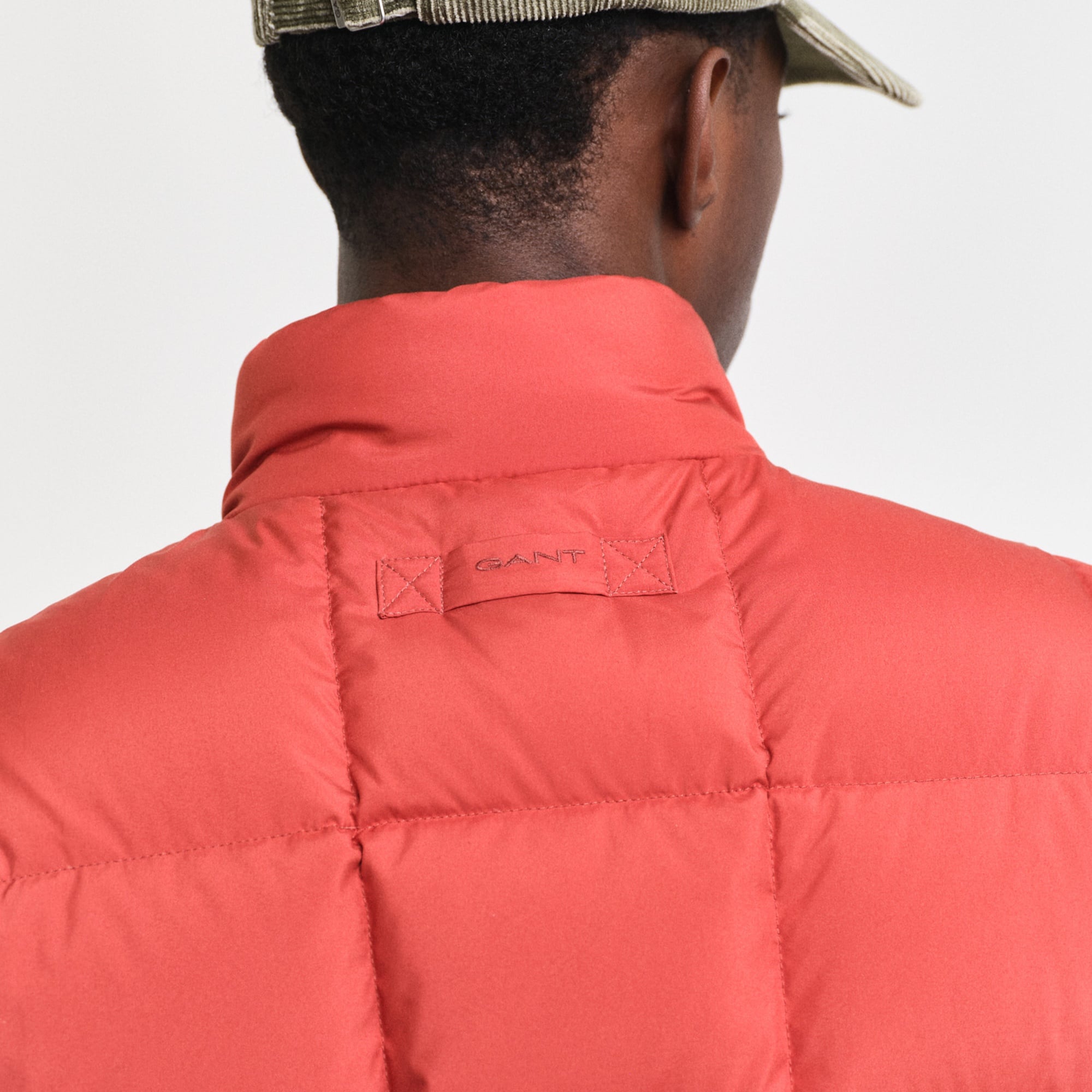 GANT Erkek Kırmızı Dik Yaka Kaz Tüyü Mont