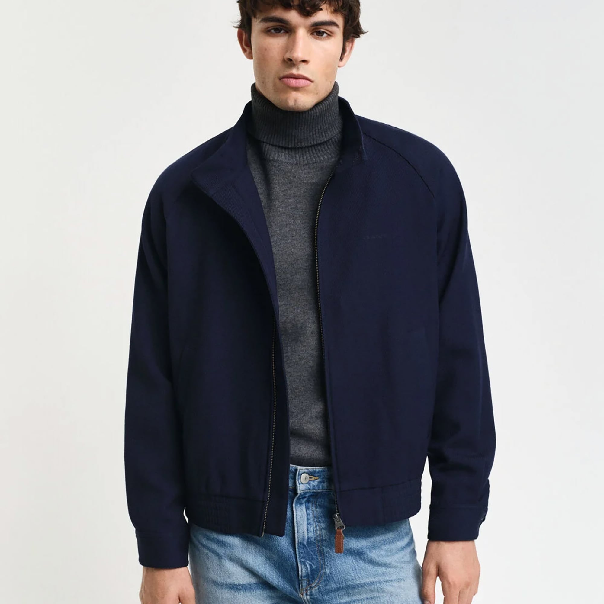 GANT Erkek Lacivert Dik Yaka Ceket