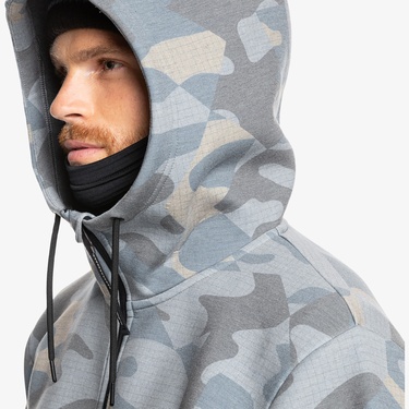  Quiksilver Shrerdder Erkek Gri Polar