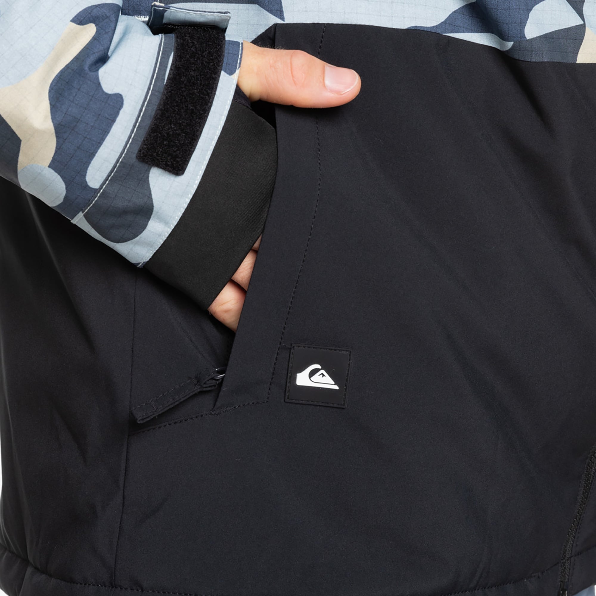 Quiksilver Mission Printed JK Erkek Renkli Kayak Montu