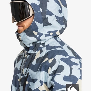  Quiksilver Mission Printed JK Erkek Renkli Kayak Montu