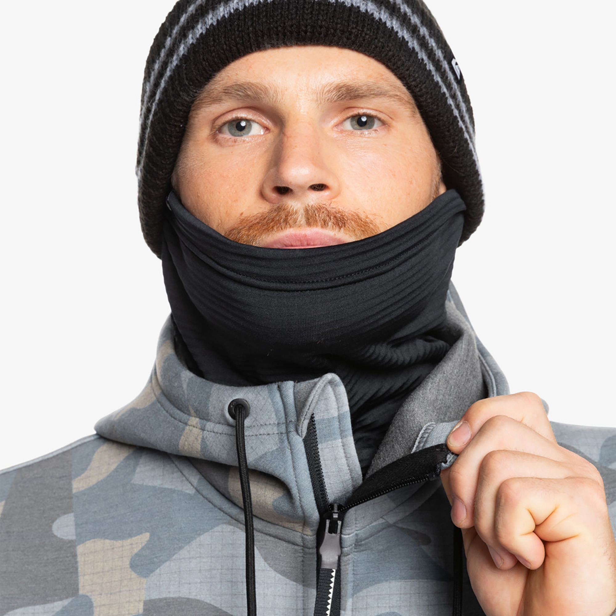 Quiksilver Shrerdder Erkek Gri Polar