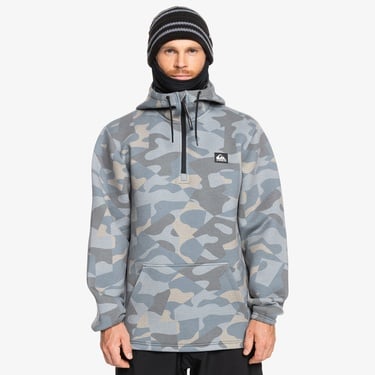  Quiksilver Shrerdder Erkek Gri Polar