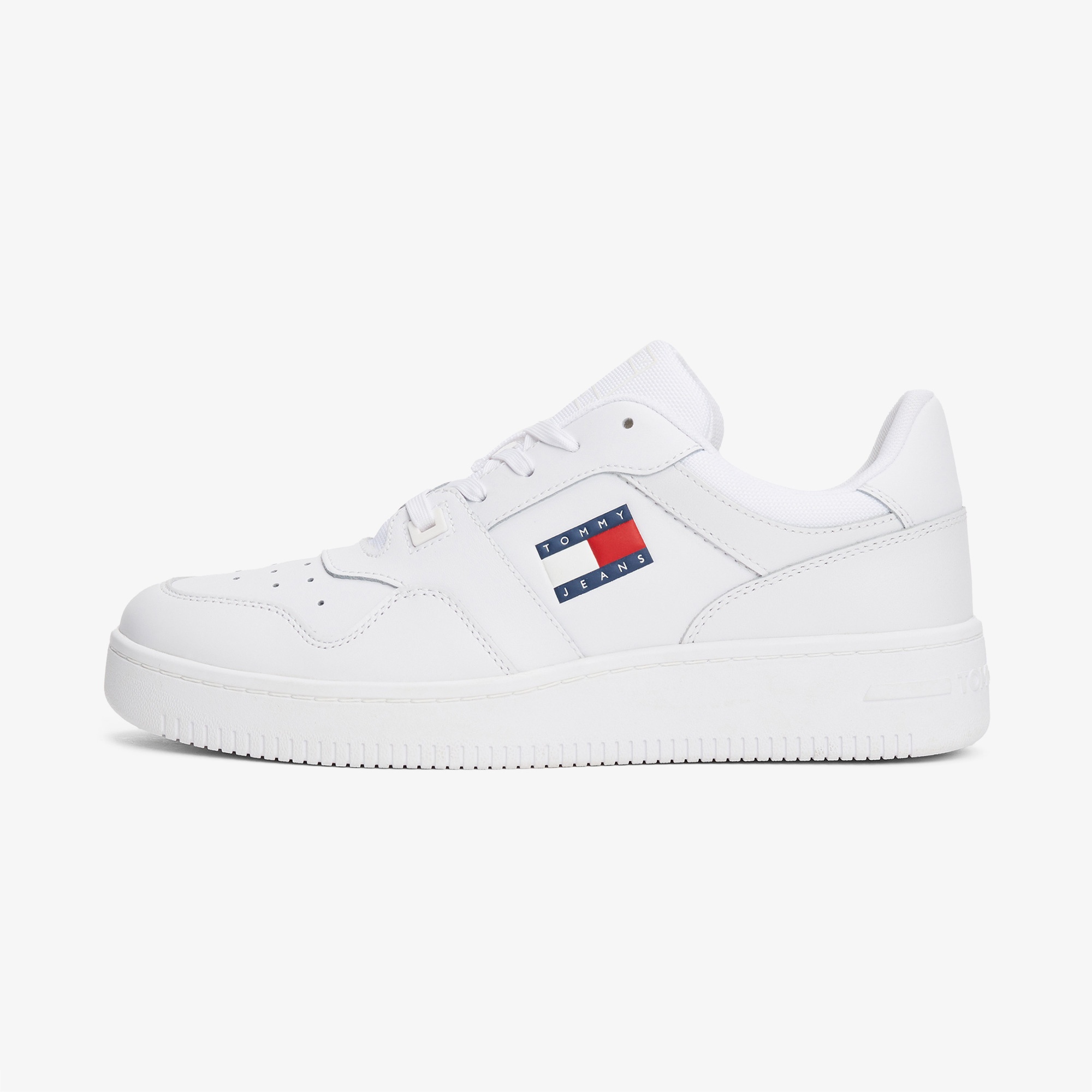 Tommy Jeans Retro Basket Ess Erkek Beyaz Spor Ayakkabı