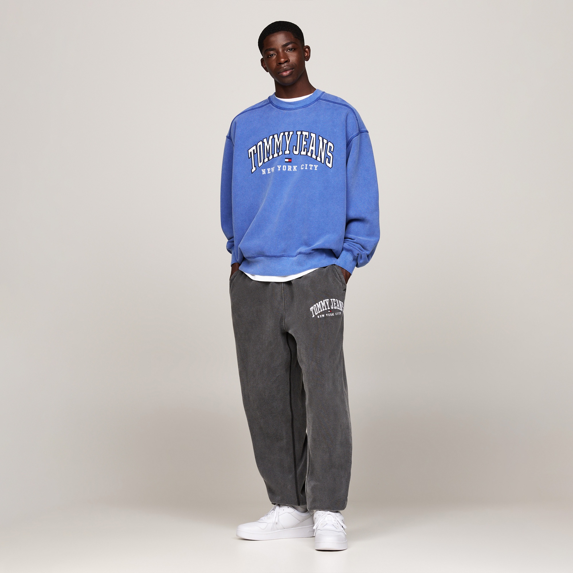 Tommy Jeans Retro Basket Ess Erkek Beyaz Spor Ayakkabı