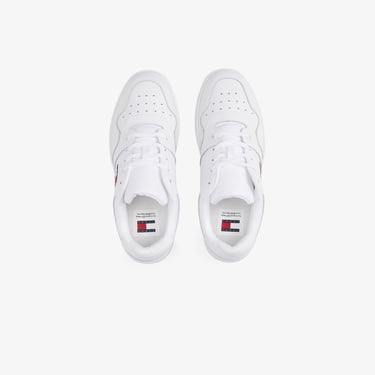  Tommy Jeans Retro Basket Ess Erkek Beyaz Spor Ayakkabı