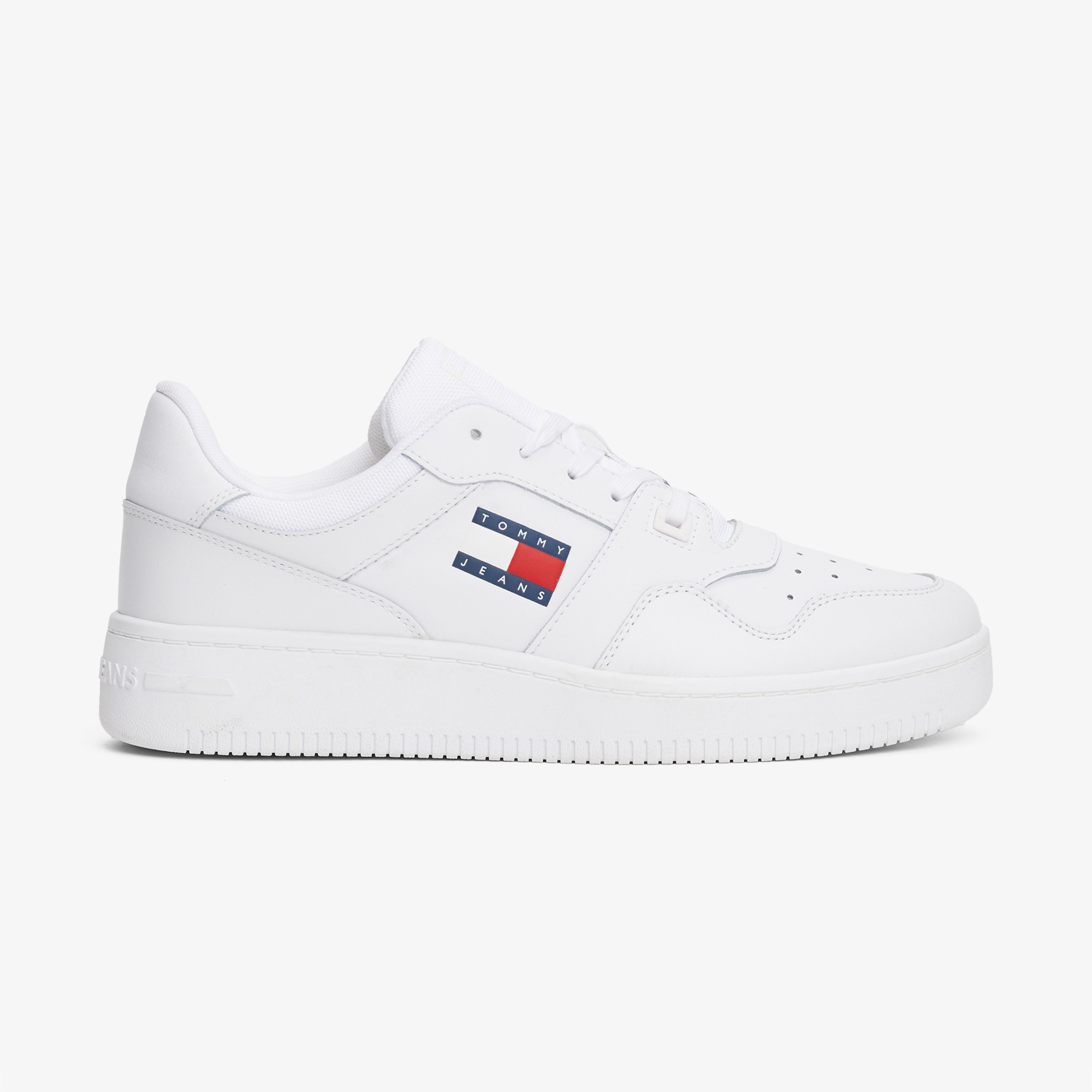 Tommy Jeans Retro Basket Ess Erkek Beyaz Spor Ayakkabı