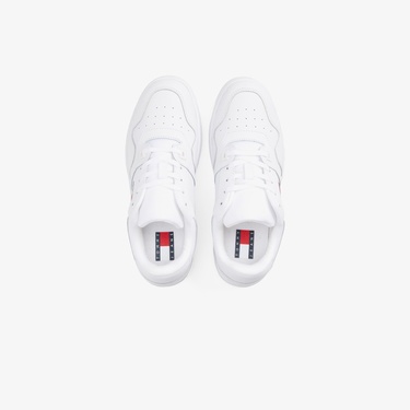  Tommy Jeans Retro Basket Ess Kadın Beyaz Spor Ayakkabı
