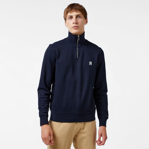  Tommy Hilfiger Erkek Mavi Triko