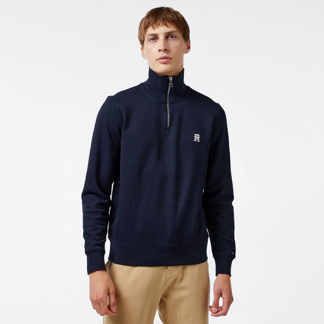  Tommy Hilfiger Erkek Mavi Triko