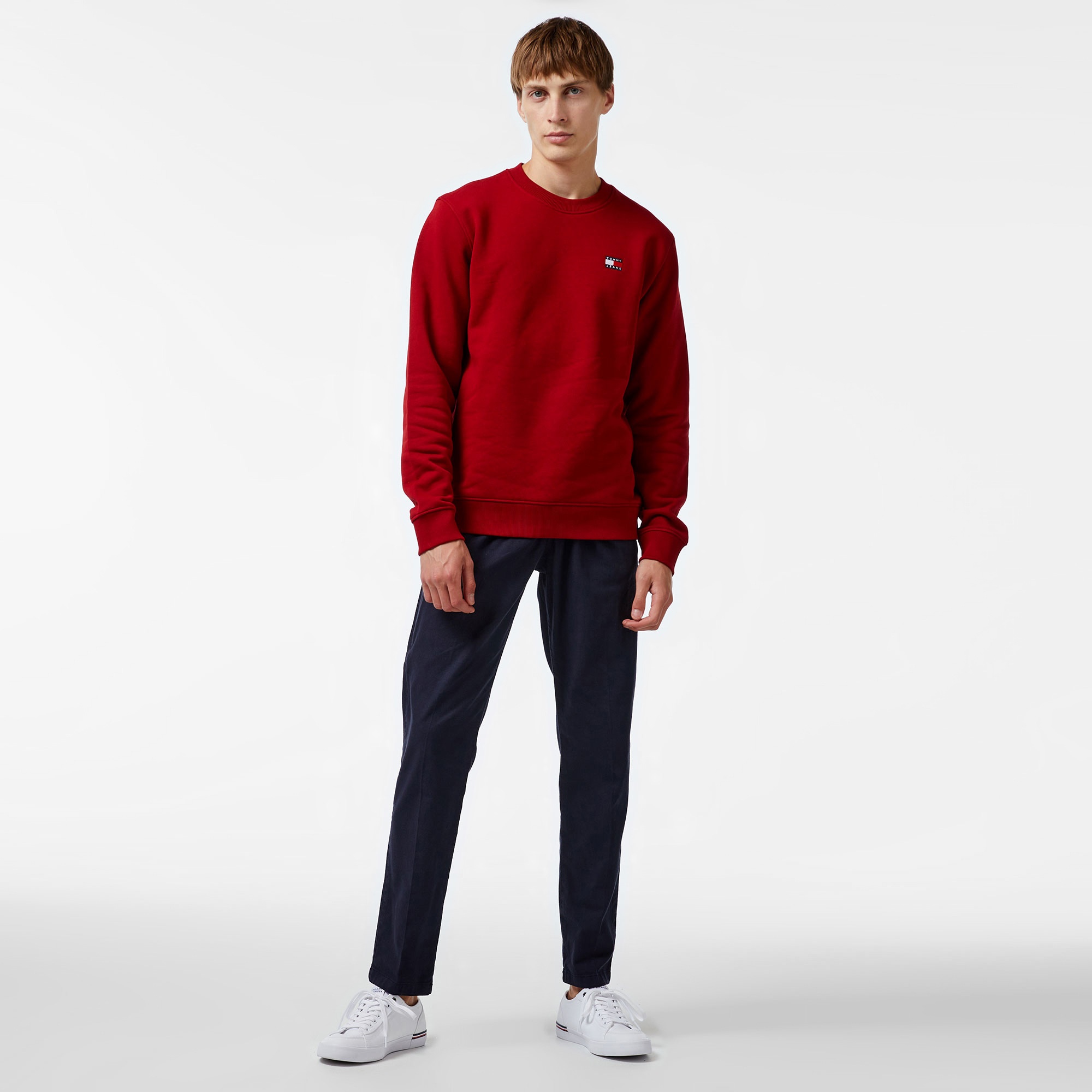 Tommy Hilfiger Erkek Kırmızı Sweatshirt