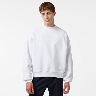  Tommy Hilfiger Erkek Beyaz Sweatshirt